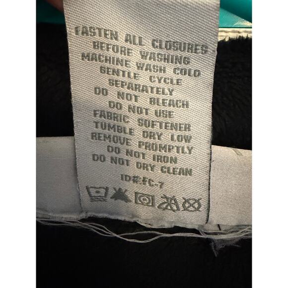 Free Country Softshell Jacket Medium Gray Hooded Fleece Lined Zip Up Coat - Picture 8 of 10